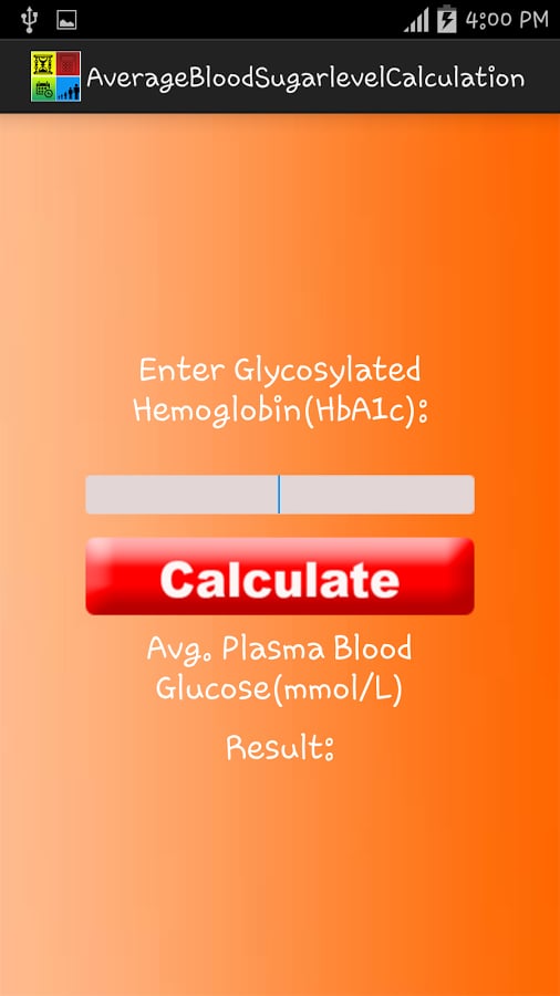 Sugar Level Calculator截图2