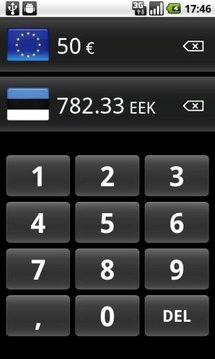 爱沙尼亚——欧元 货币兑换器截图