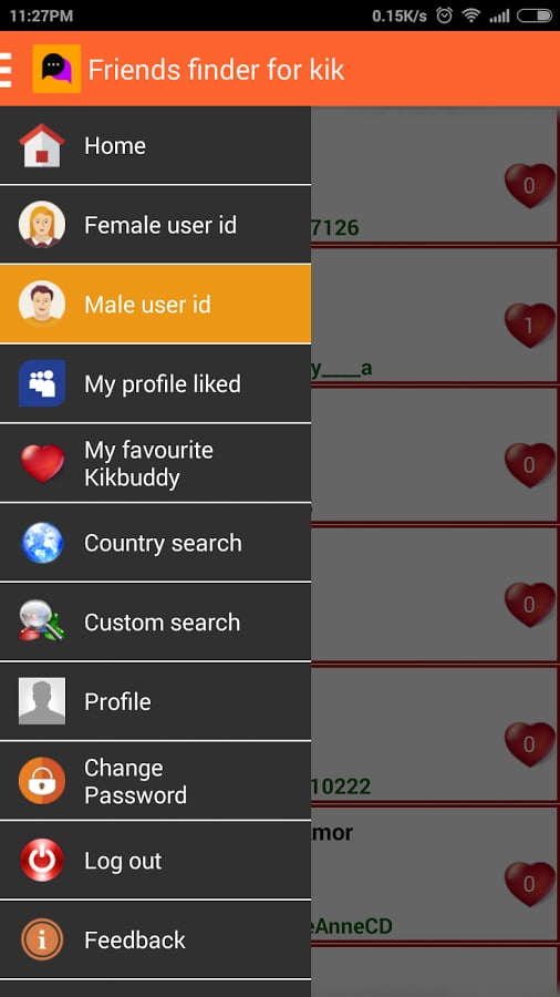 Friend finder for kik截图1