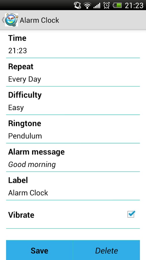 Talking Math Alarm Clock...截图2