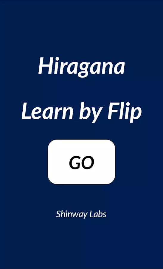 Hiragana - Learn by Flip截图1