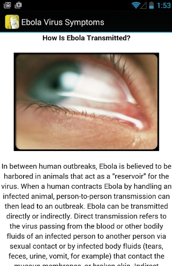 Ebola Virus Symptoms截图5