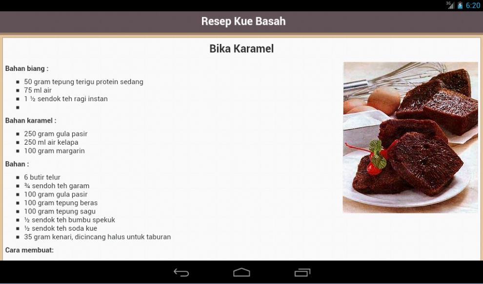 Resep Kue Basah截图1