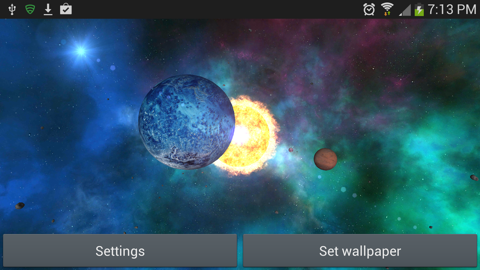 Orbit Space 3D LWP Free截图6