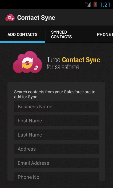 BV Contact Sync for salesforce截图1