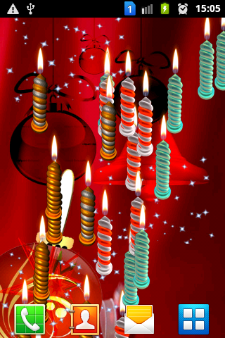 Candle Fall Christmas截图1