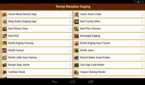 Resep Masakan Daging截图2