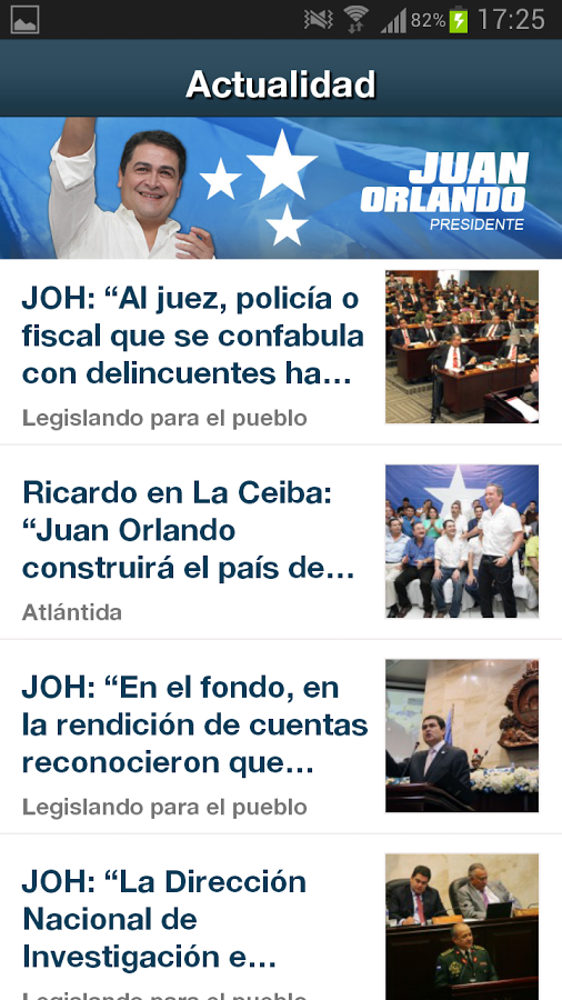 Juan Orlando Presidente截图2