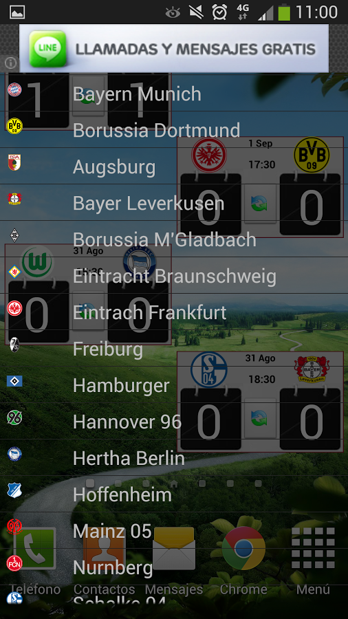 Widget Bundesliga 2013/14截图2