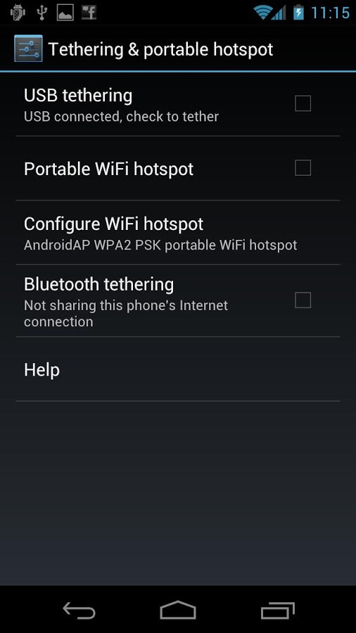 Tether Settings Shortcut截图2