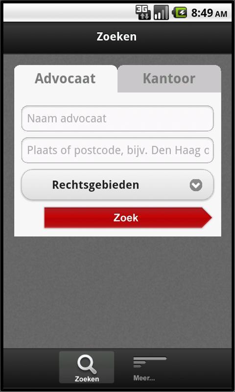 Zoek een Advocaat截图1