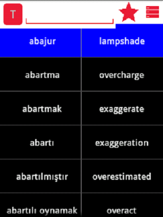 English Turkish Dictionary截图2