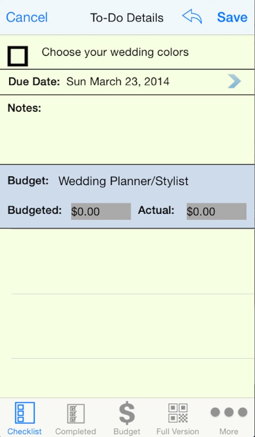 LDS Wedding Checklist截图3