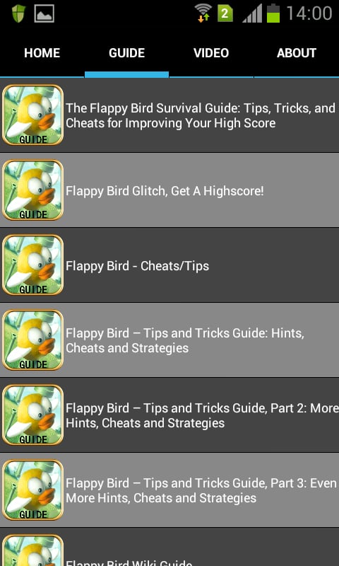 Guide for Floppy Bird Ti...截图3