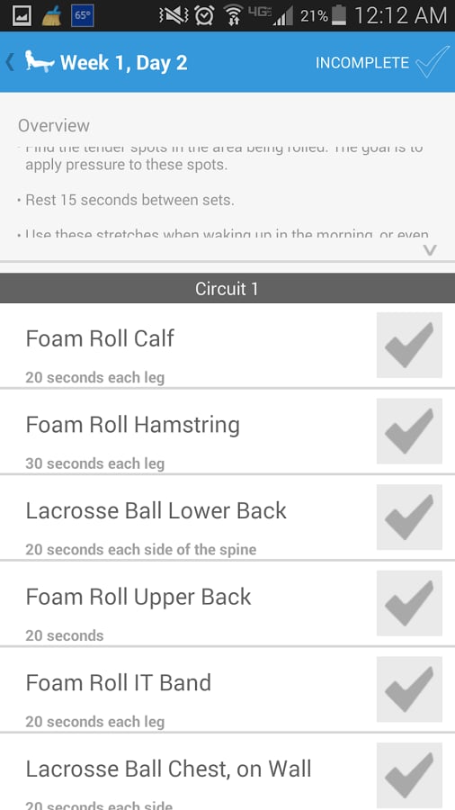 Foam Roll Massage Therapy截图3