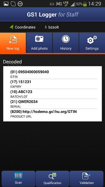 GS1 Logger for Staff截图4