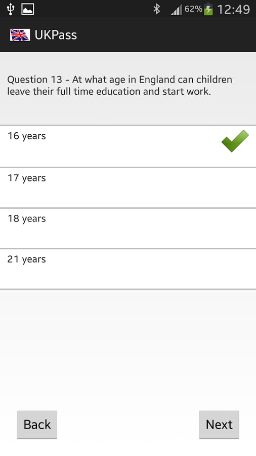 UK Citizenship Test PASS截图1