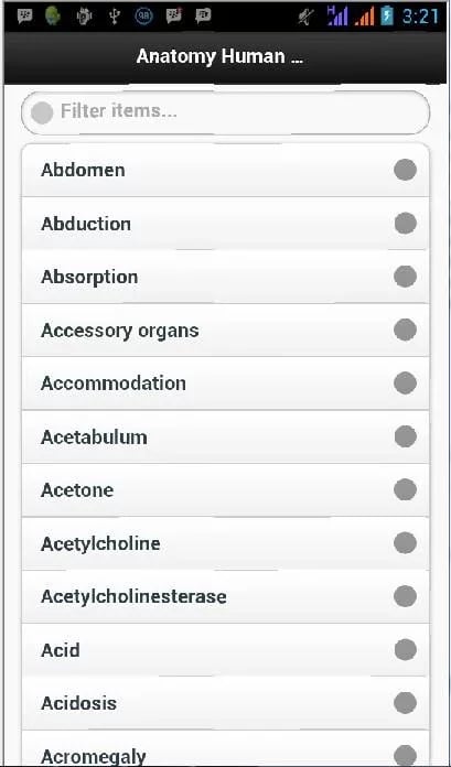 Anatomy Human Dictionary截图1