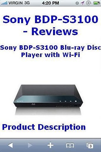 BDPS3100 Bluray Player R...截图4