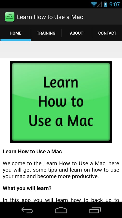 Learn How to Use a Mac截图3