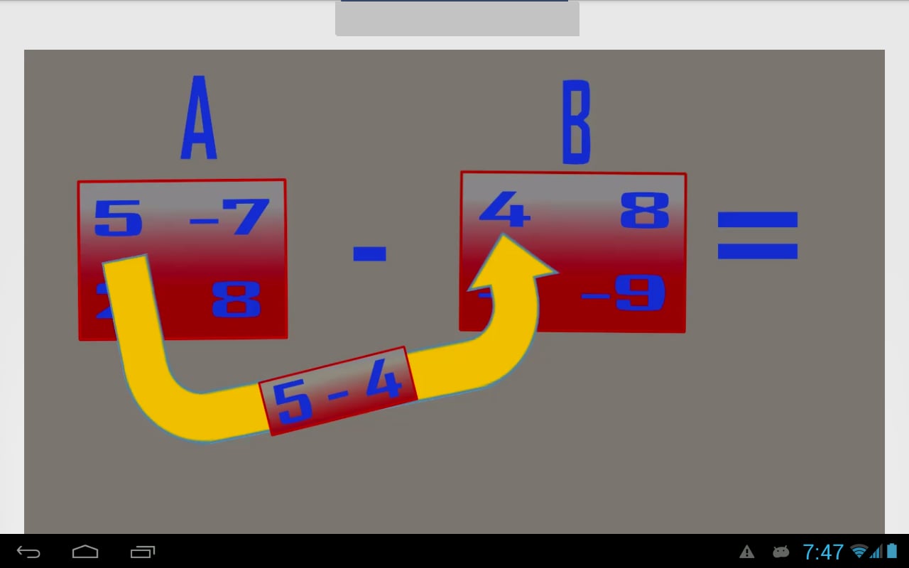 Subtract Matrices截图4