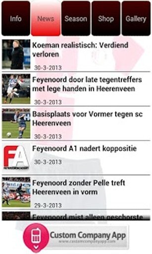 Example Feyenoord App截图8