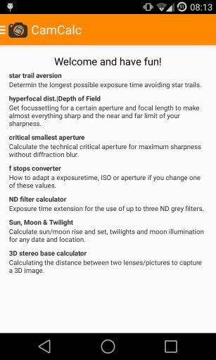 DSLR CamCalc - Free截图3