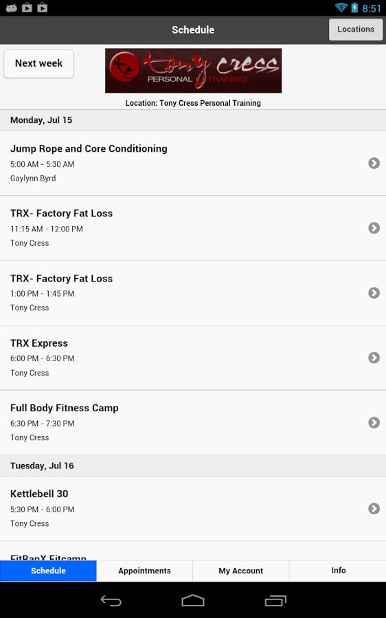 TC Fitness截图2