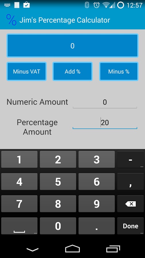 Jim's Percentage Calcula...截图4