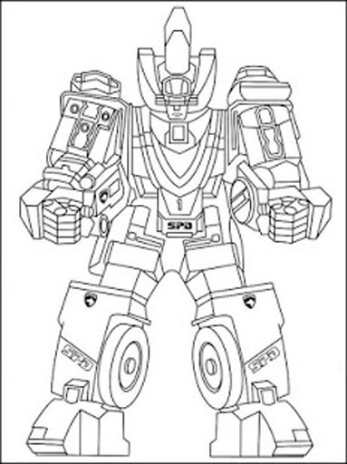 P Ranger Coloring for Kids截图3