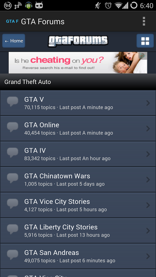 GTA Forums (Unofficial A...截图1