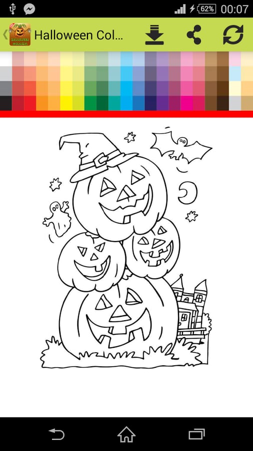 Free Halloween Coloring ...截图4