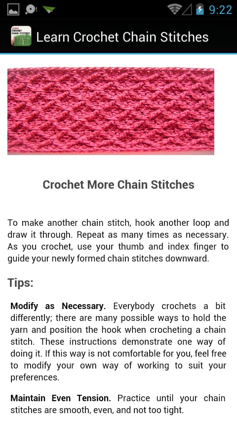 Crochet Chain Stitches截图4