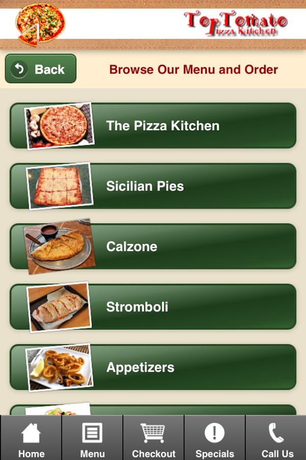 Top Tomato Pizza Cafe截图8