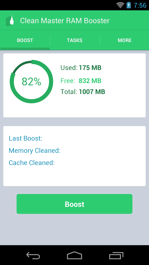 Clean Master RAM Booster截图3