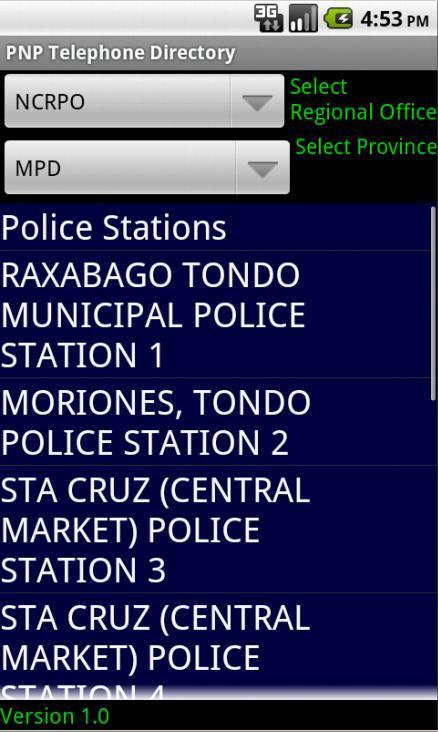 PNP Telephone Directory Ver 1截图4