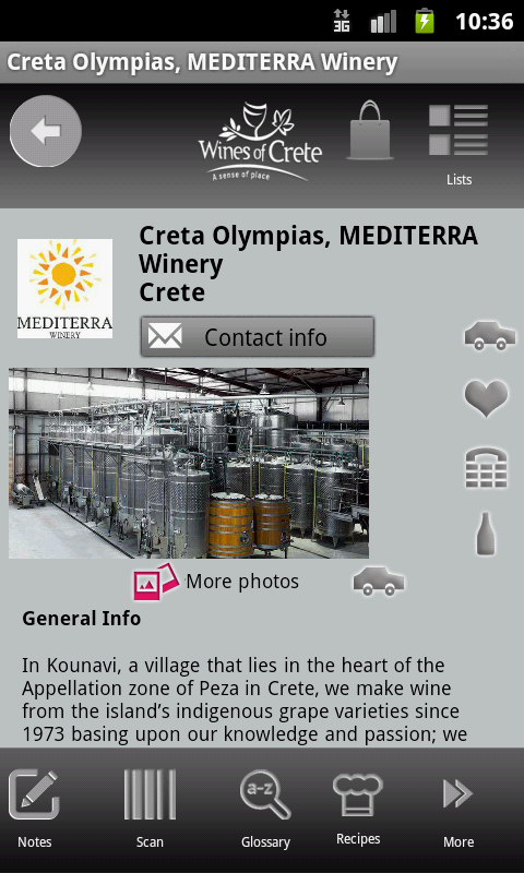 WinesOfCrete: Wine Tourism App截图3