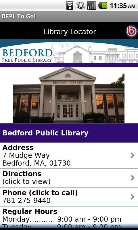 Bedford Free Public Library截图4
