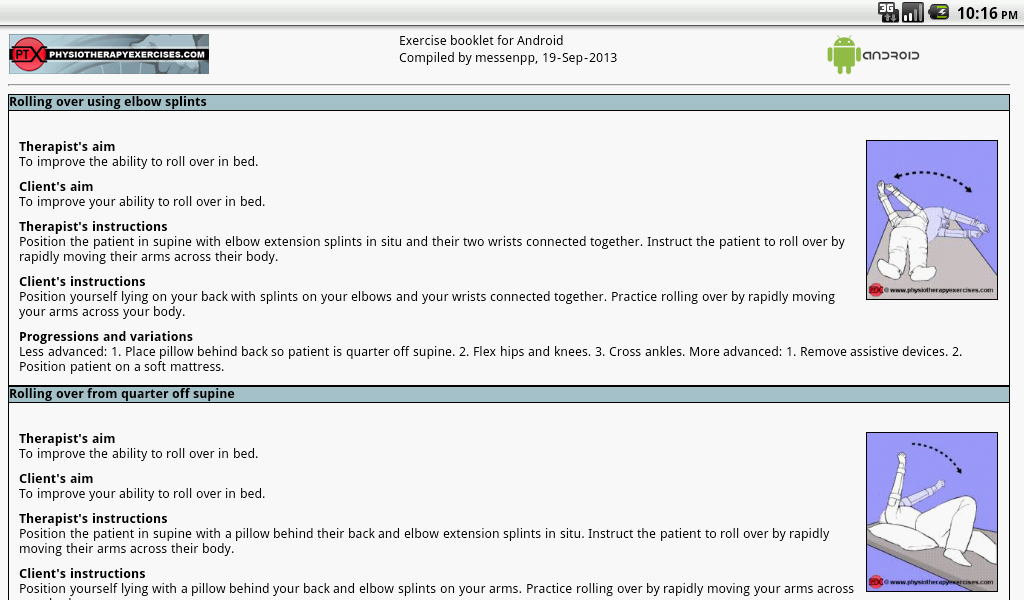 Physiotherapy Exercises截图6