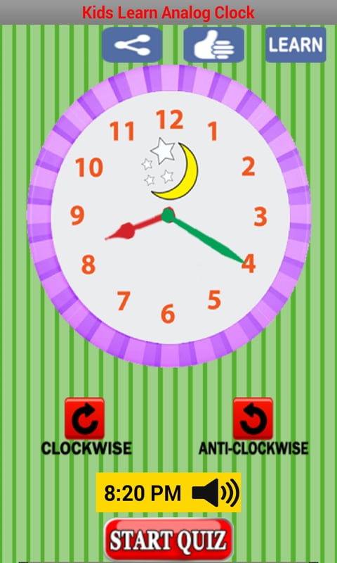 Kids Learn Analog Clock截图1