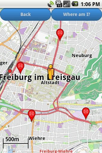 Freiburg Amenities Map截图1