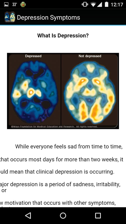 Depression Symptoms截图3