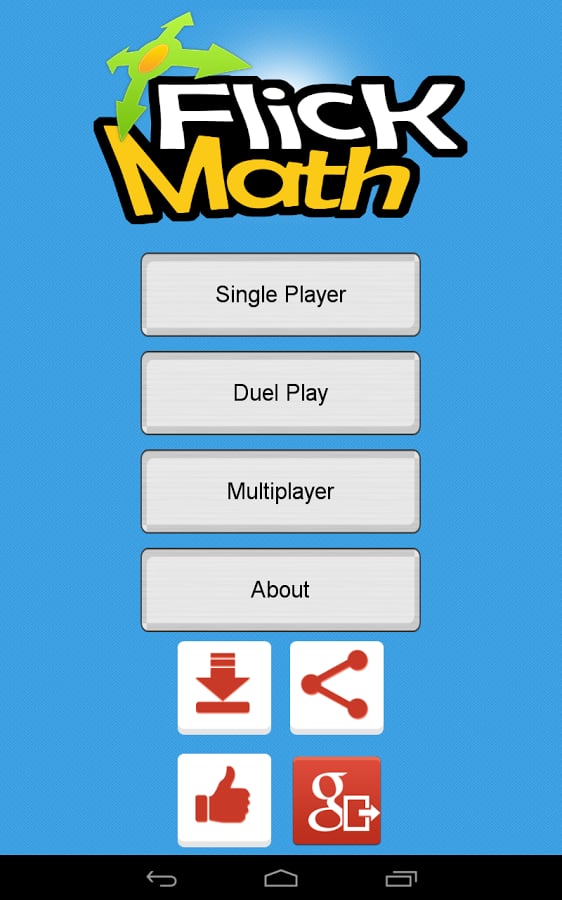 Flick Math - A Math Game截图1