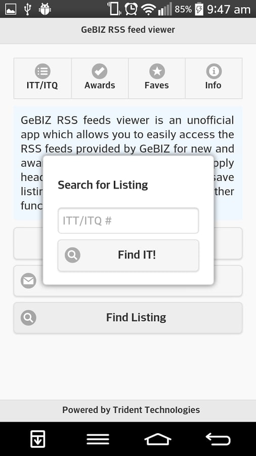 GeBIZ RSS viewer截图8