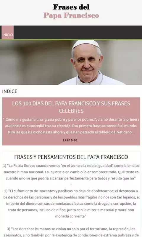 Frases del Papa Francisc...截图2