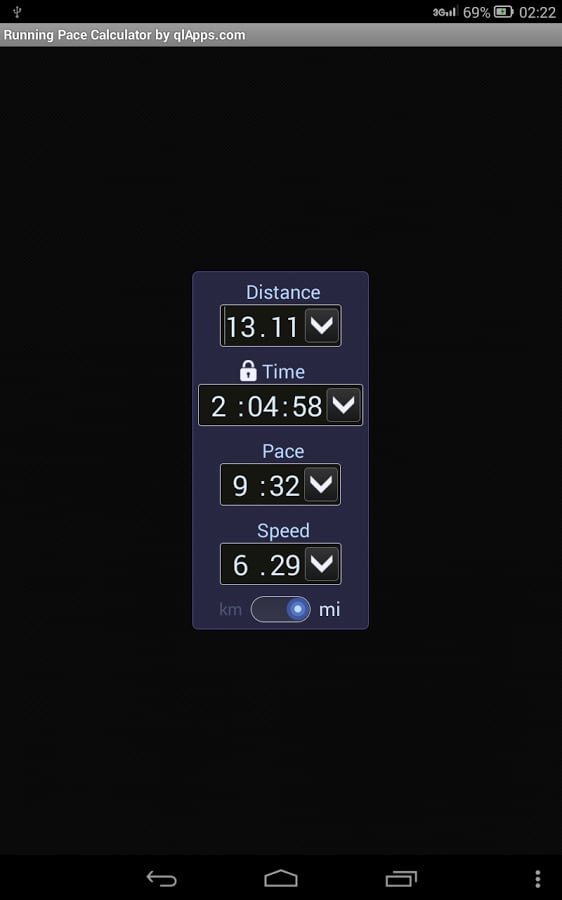 Running Pace Calculator截图8