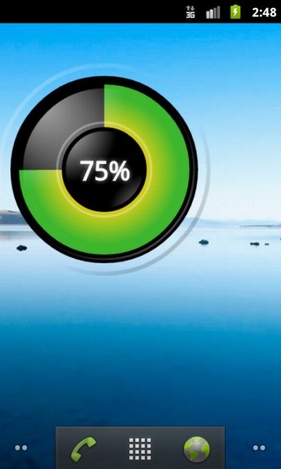 Percentage Battery Widge...截图2