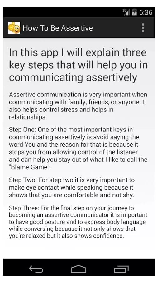 How To Be Assertive截图2