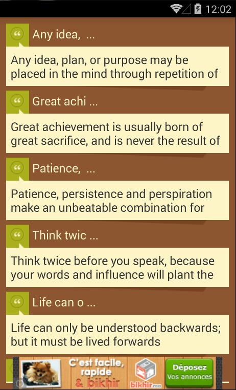 Quotes Sense Life截图2