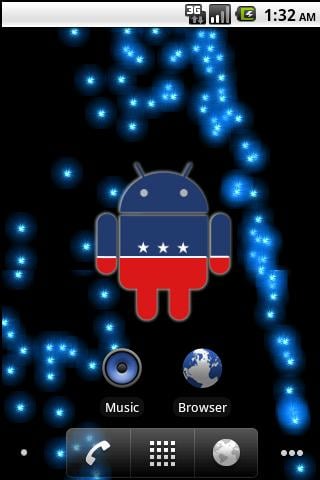 Captain Android of America LWP截图1